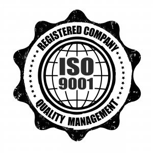 ISO 9001 stamp